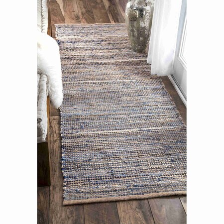 Nuloom Flatweave Vernell Jute Area Rug 2ft 6in x 6ft TADR01A-2606